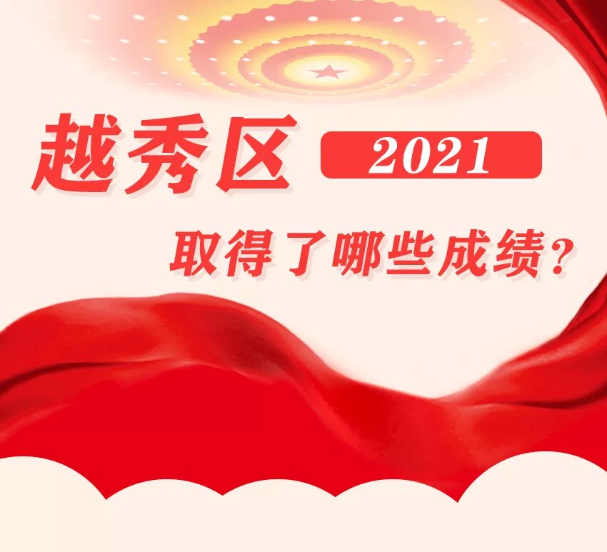 一图读懂《2022年越秀区人民政府工作报告》