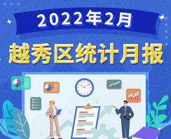 2022年2月越秀区统计数据