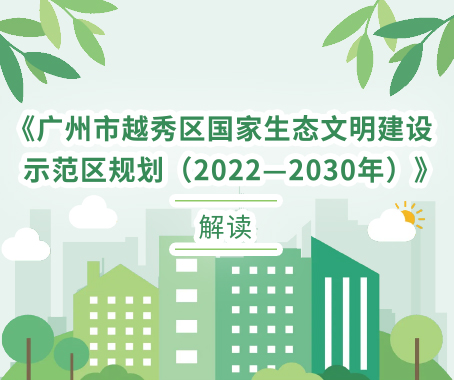 一图读懂《广州市越秀区国家生态文明建设示范区规划（2022—2030年）》